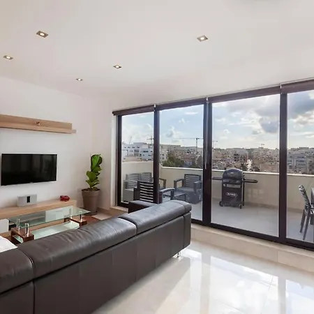 Apartment Penthouse And Bbq Kitchen Island & Massive Living By 360 Estates Saint Julian's