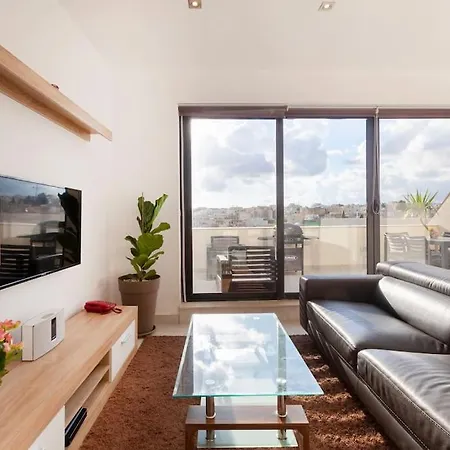 Penthouse And Bbq Kitchen Island & Massive Living By 360 Estates Apartment Saint Julian's